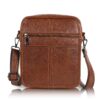 unisex brown leather bag