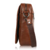 unisex brown leather bag