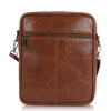 unisex brown leather bag