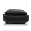 men's black leather bag