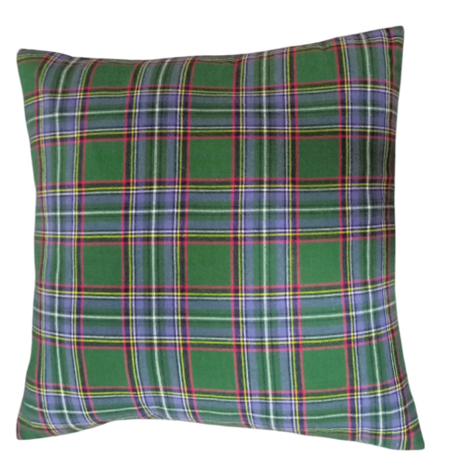 Classic Highland Green Check Cushion Cover