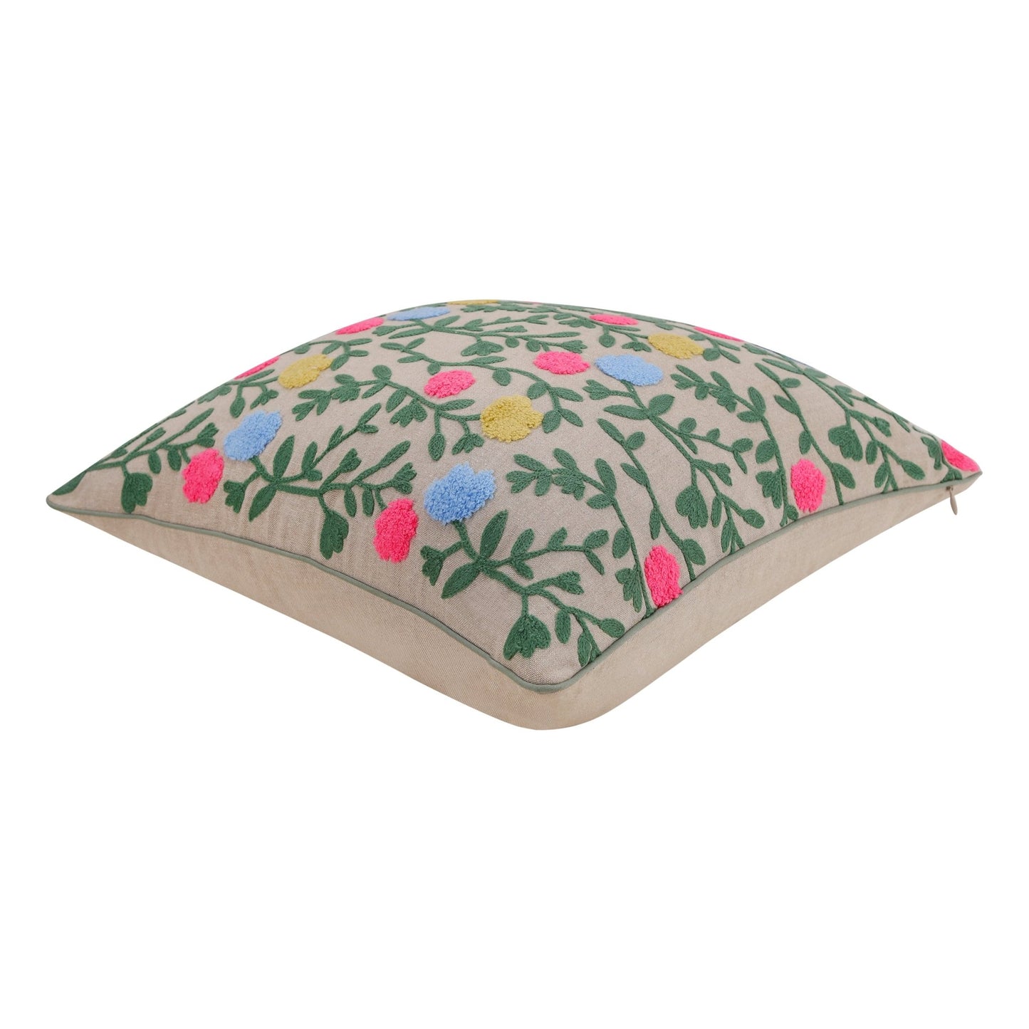 KUDDBLOMMA cushion set, multi - color/brown, 45x45cm (18x18") - HomeDukaan