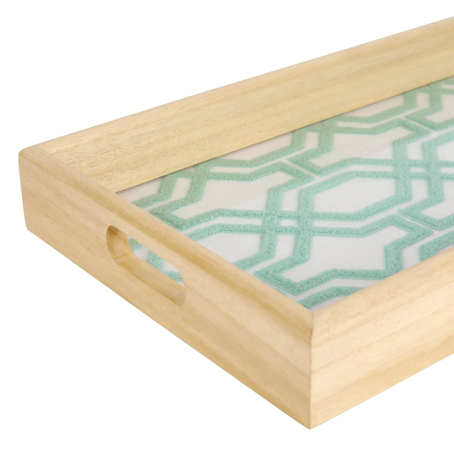 Mint Lattice Geometric (classic - modern) (30X15cm) - HomeDukaan
