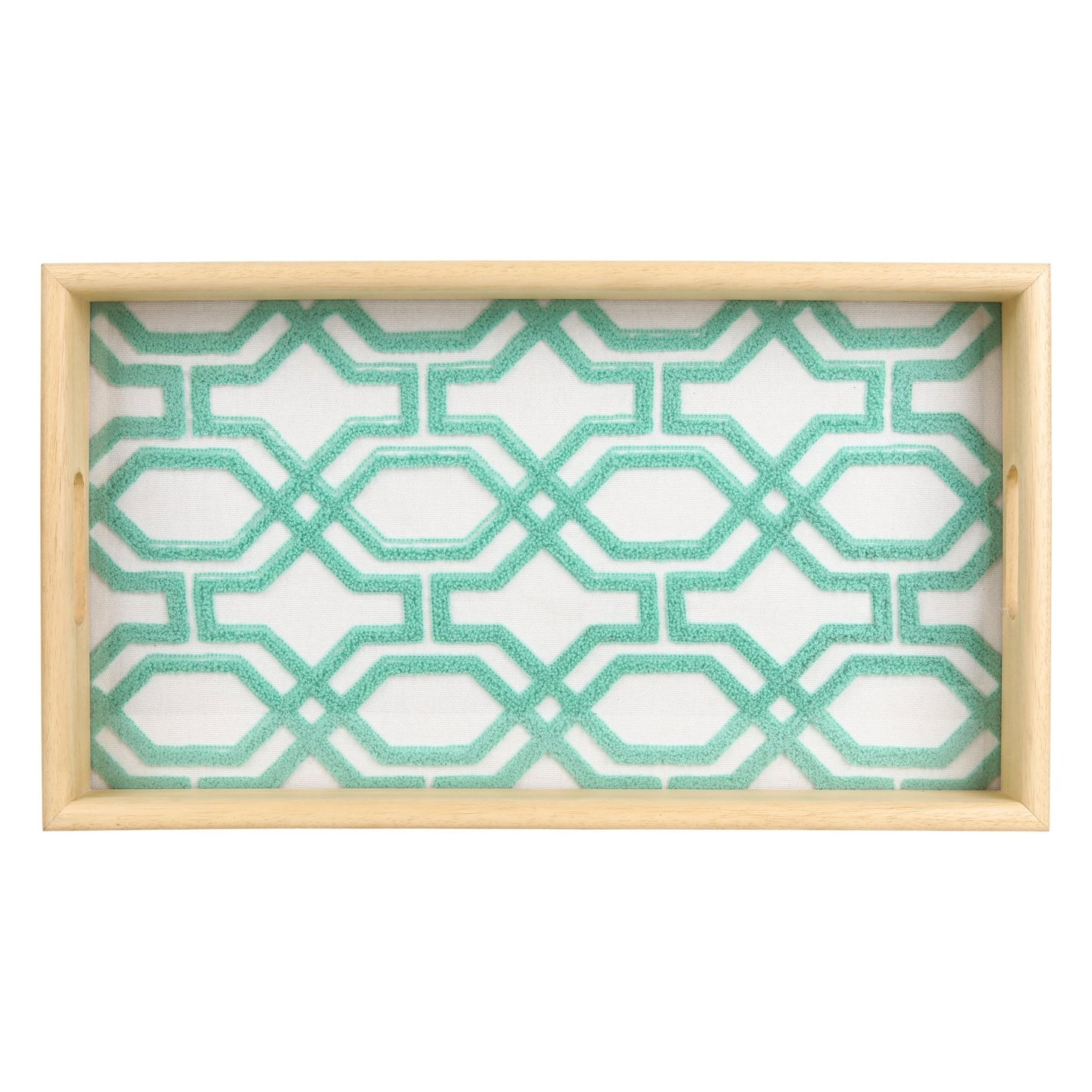 Mint Lattice Geometric (classic - modern) (30X15cm) - HomeDukaan