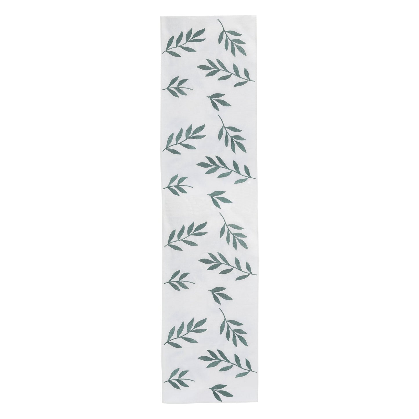 CARACUS table - runner green/white, 35x170cm (14x67") (tbd) - HomeDukaan