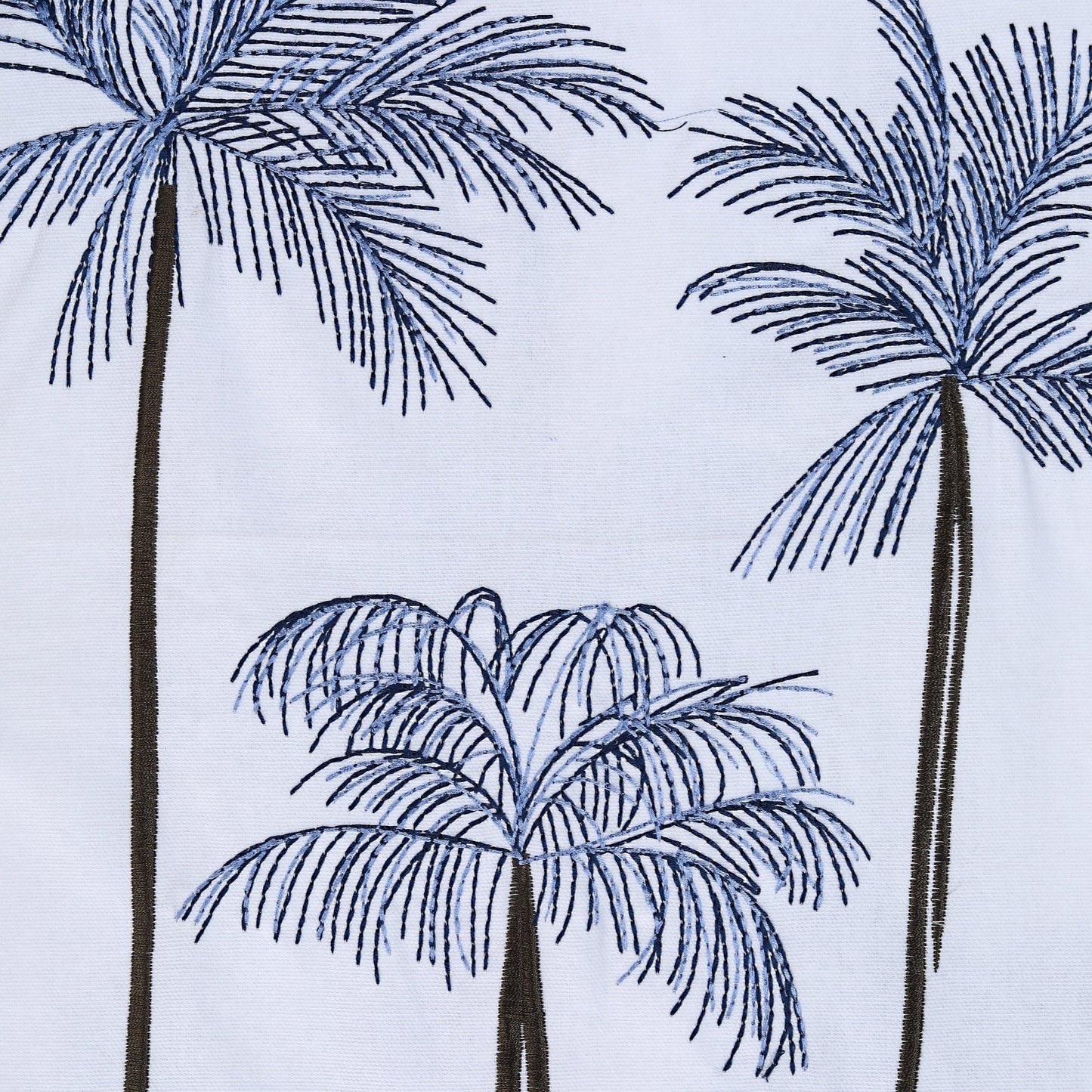 PALAMOS table - runner neon blue/white 35x170cm (14x67") - HomeDukaan