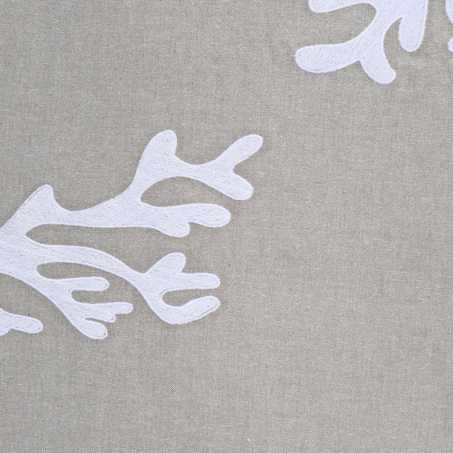COSTABRAVA table - runner white/natural, 35x170cm (14x67") - HomeDukaan