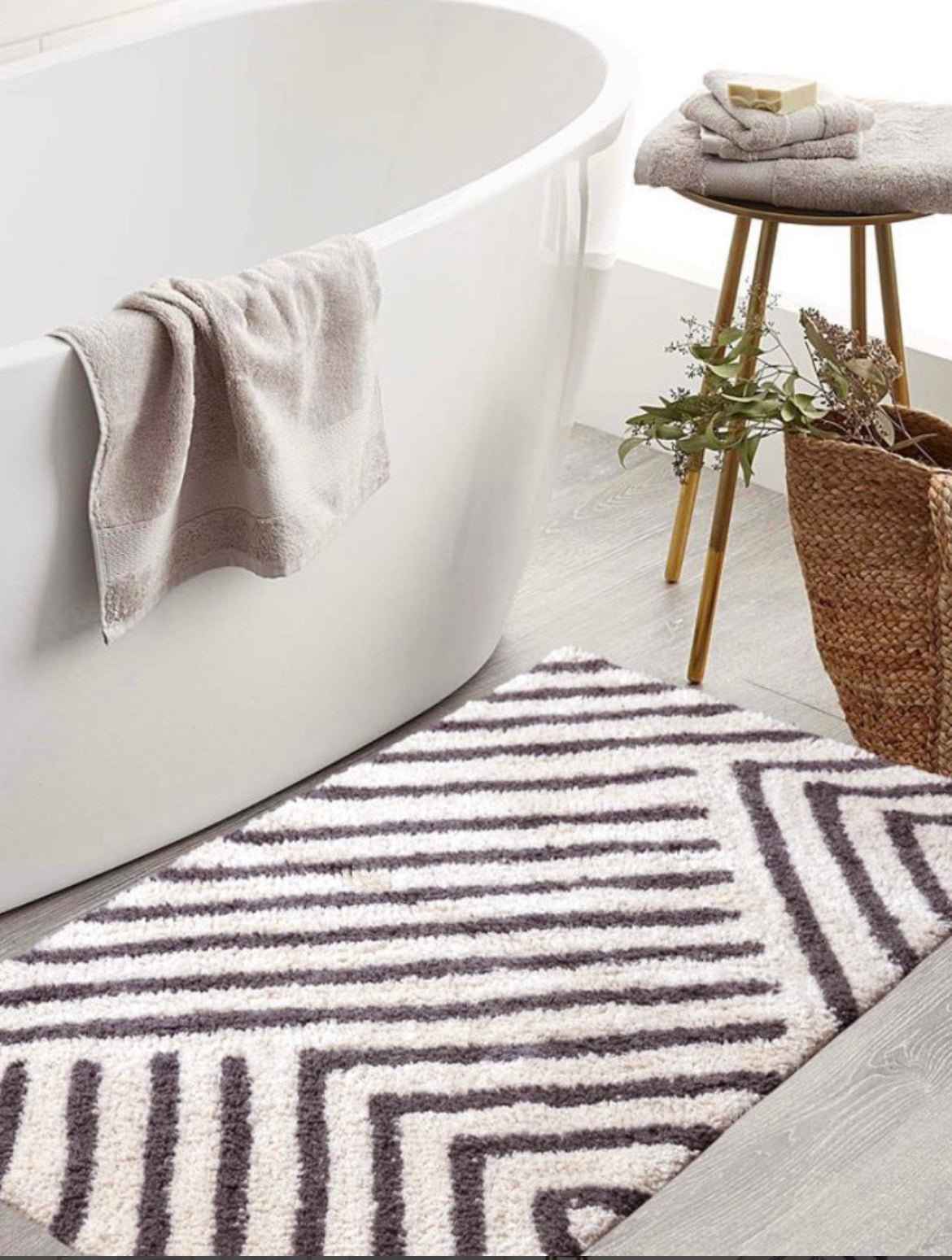 Purple line mat - HomeDukaan