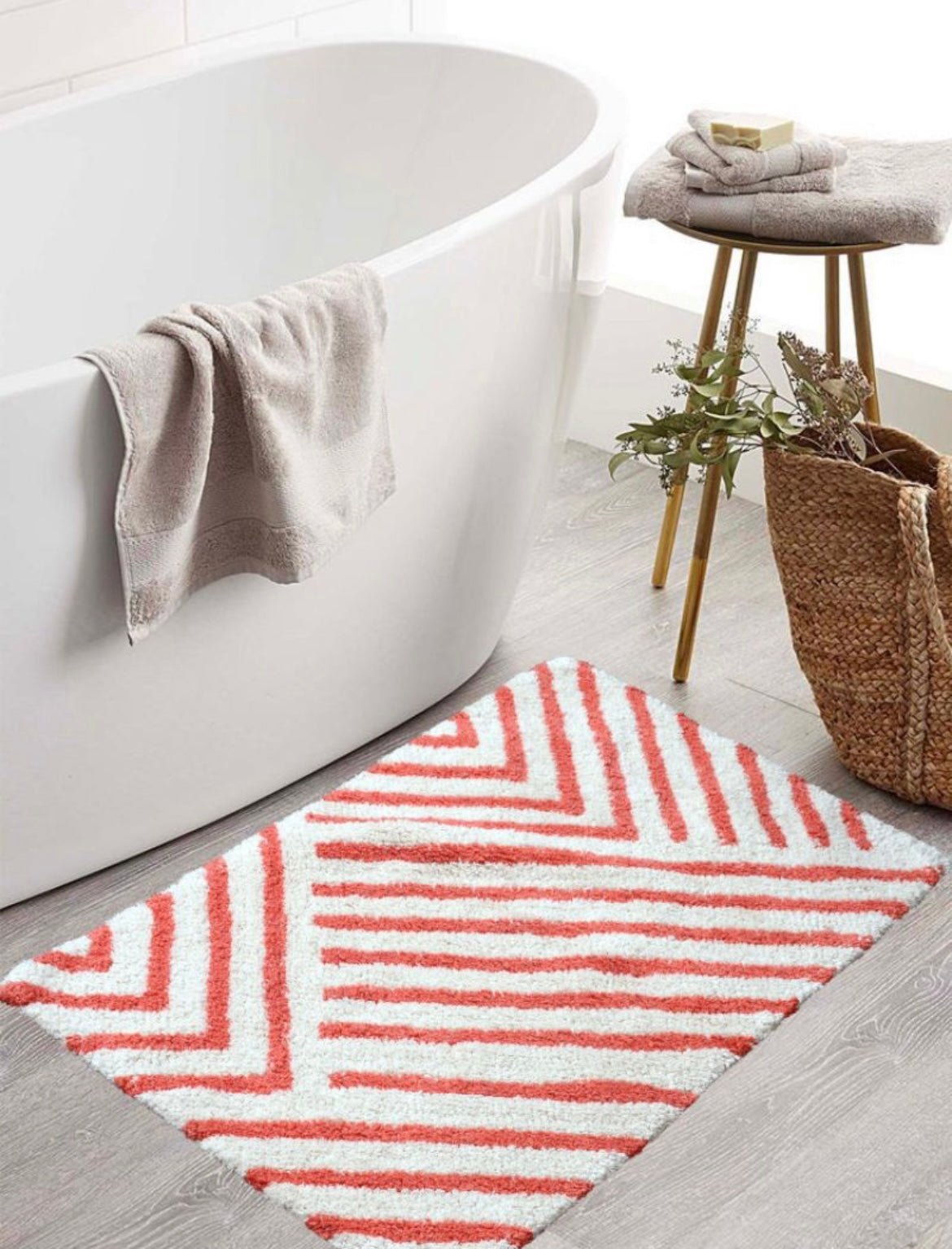 Orange Line Mat - HomeDukaan