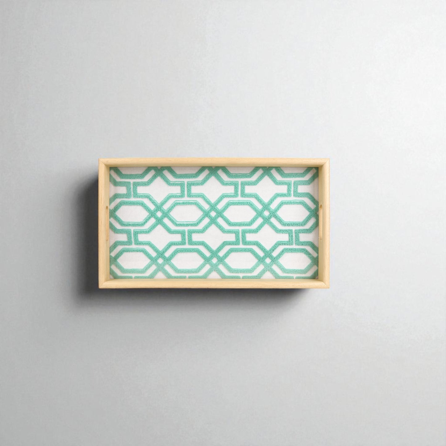 Mint Lattice Geometric (classic - modern) (30X15cm) - HomeDukaan