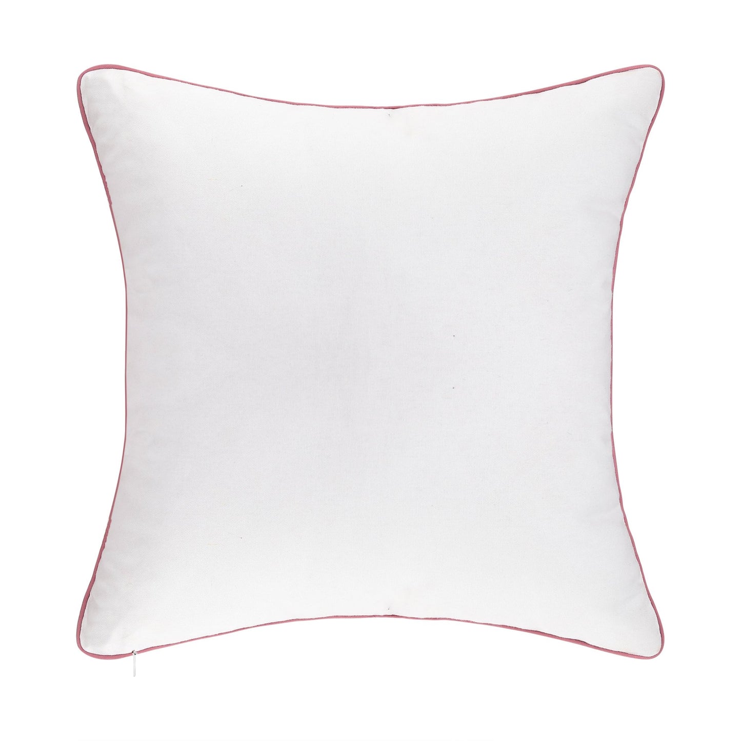 ROSENFAN cushion set, pink/white, 45x45cm (18x18") - HomeDukaan