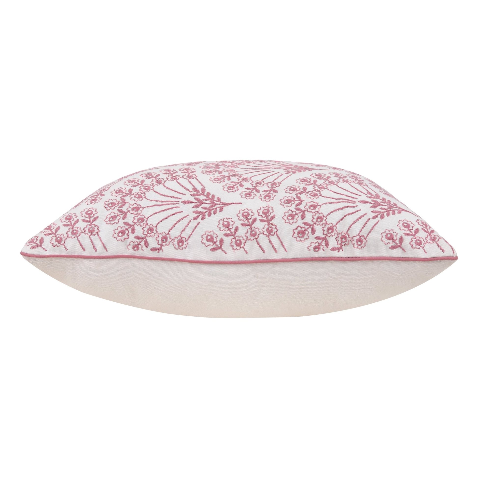 ROSENFAN cushion set, pink/white, 45x45cm (18x18") - HomeDukaan