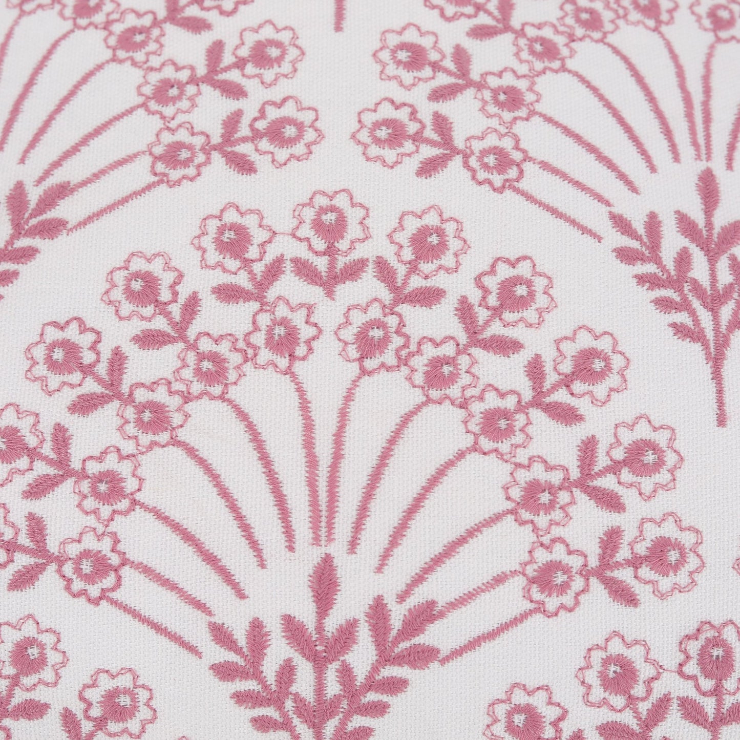ROSENFAN cushion set, pink/white, 45x45cm (18x18") - HomeDukaan