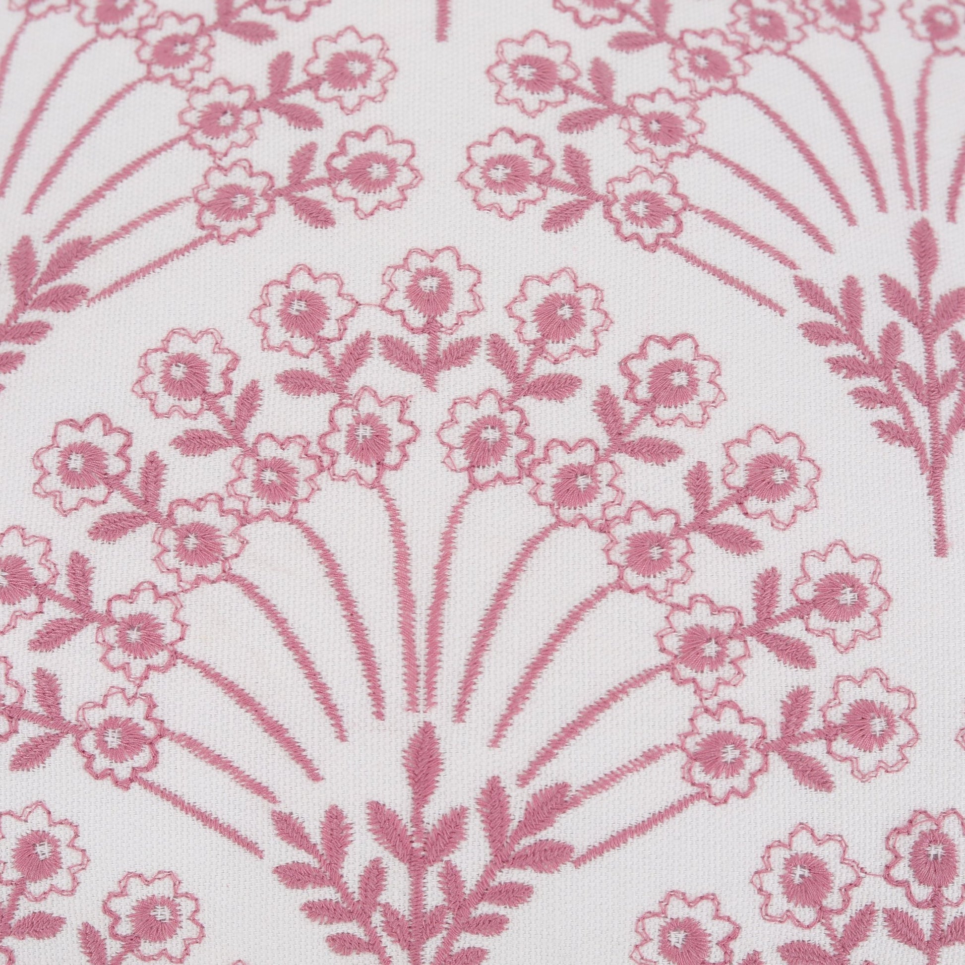 ROSENFAN cushion set, pink/white, 45x45cm (18x18") - HomeDukaan