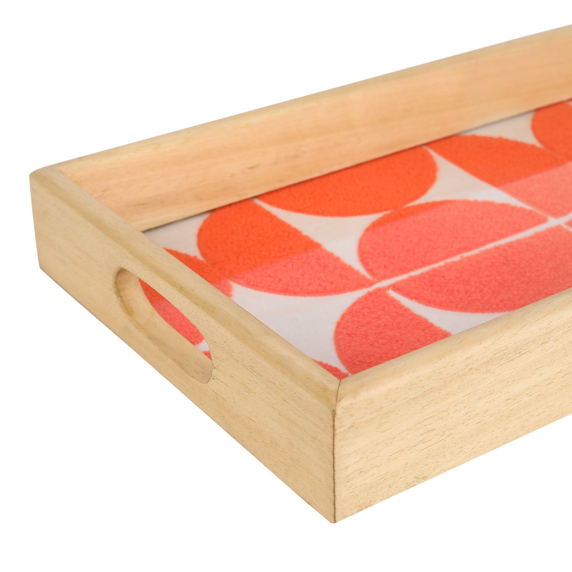 Bold Geometric Orange Circles - modern & vibrant (30x15cm) - HomeDukaan
