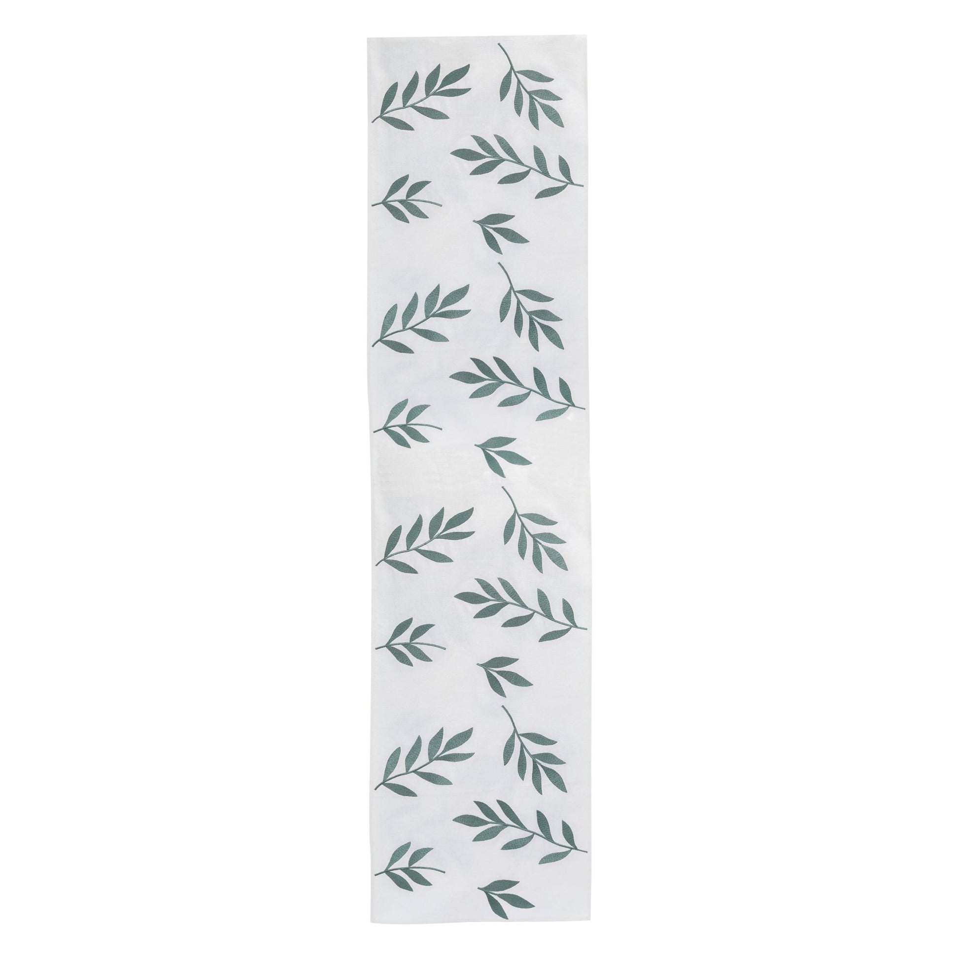 CARACUS table - runner green/white, 35x170cm (14x67") (tbd) - HomeDukaan