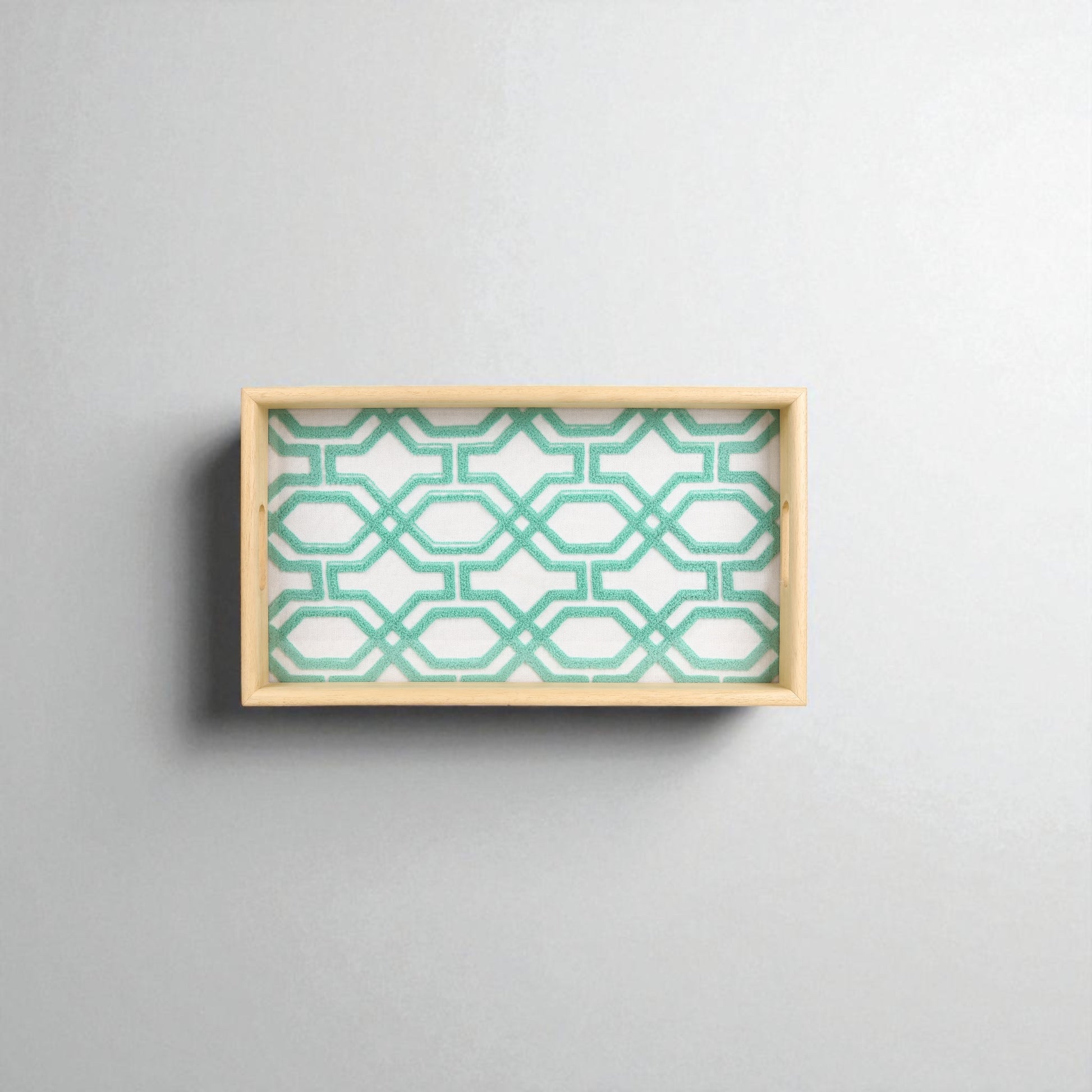 Mint Lattice Geometric (classic - modern) (30X15cm) - HomeDukaan